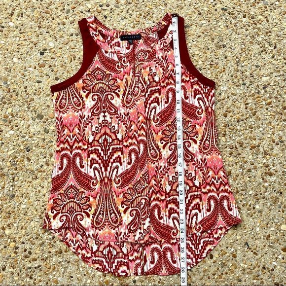 Like New Sanctuary Paisley High Low Boho Tank S - Picture 5 of 8